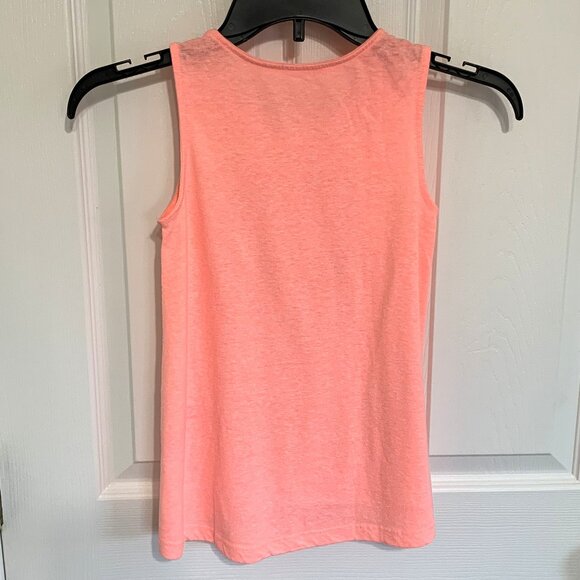 Girls Orange Tank Tops Glitter Sequin Children's Place Size 7/8 Off Shoulder - Picture 4 of 11